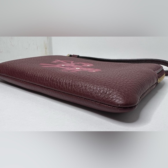Coach Corner Zip Wristlet With Sagittarius IM/Wine Multi - Picture 6 of 10